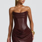 Palmer Mini Dress - Burgundy