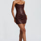 Palmer Mini Dress - Burgundy