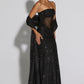 Paula Maxi Dress - Black Sparkle