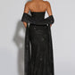 Paula Maxi Dress - Black Sparkle