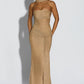 Paula Maxi Dress - Gold Sparkle