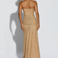 Paula Maxi Dress - Gold Sparkle