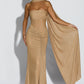 Paula Maxi Dress - Gold Sparkle