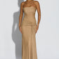 Paula Maxi Dress - Gold Sparkle