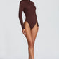 Pearson Bodysuit - Plum Brown
