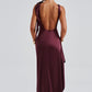 Peggy Maxi Dress - Cherry Lacquer
