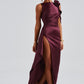Peggy Maxi Dress - Cherry Lacquer