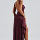 Peggy Maxi Dress - Cherry Lacquer