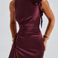 Peggy Maxi Dress - Cherry Lacquer