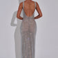 Petra Maxi Dress - Silver