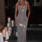 Petra Maxi Dress - Silver