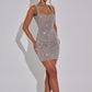 Petra Mini Dress - Silver