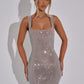 Petra Mini Dress - Silver