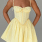 Phoebe Mini Dress - Lemon