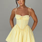 Phoebe Mini Dress - Lemon