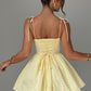 Phoebe Mini Dress - Lemon