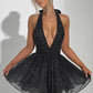 Pippa Mini Dress - Black Sparkle