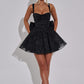 Polly Mini Dress - Black Sparkle