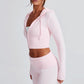 Portia Knit Hoodie - Pink