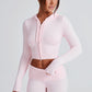Portia Knit Hoodie - Pink