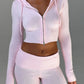 Portia Knit Hoodie - Pink