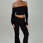 Portia Knit Pants - Black