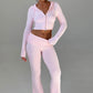 Portia Knit Pants - Pink