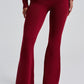 Portia Knit Pants - Red