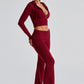 Portia Knit Pants - Red