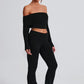 Portia Knit Top - Black