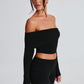 Portia Knit Top - Black