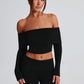 Portia Knit Top - Black