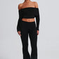 Portia Knit Top - Black