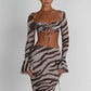 Priscilla Top - Zebra Print