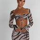 Priscilla Top - Zebra Print