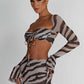 Priscilla Top - Zebra Print