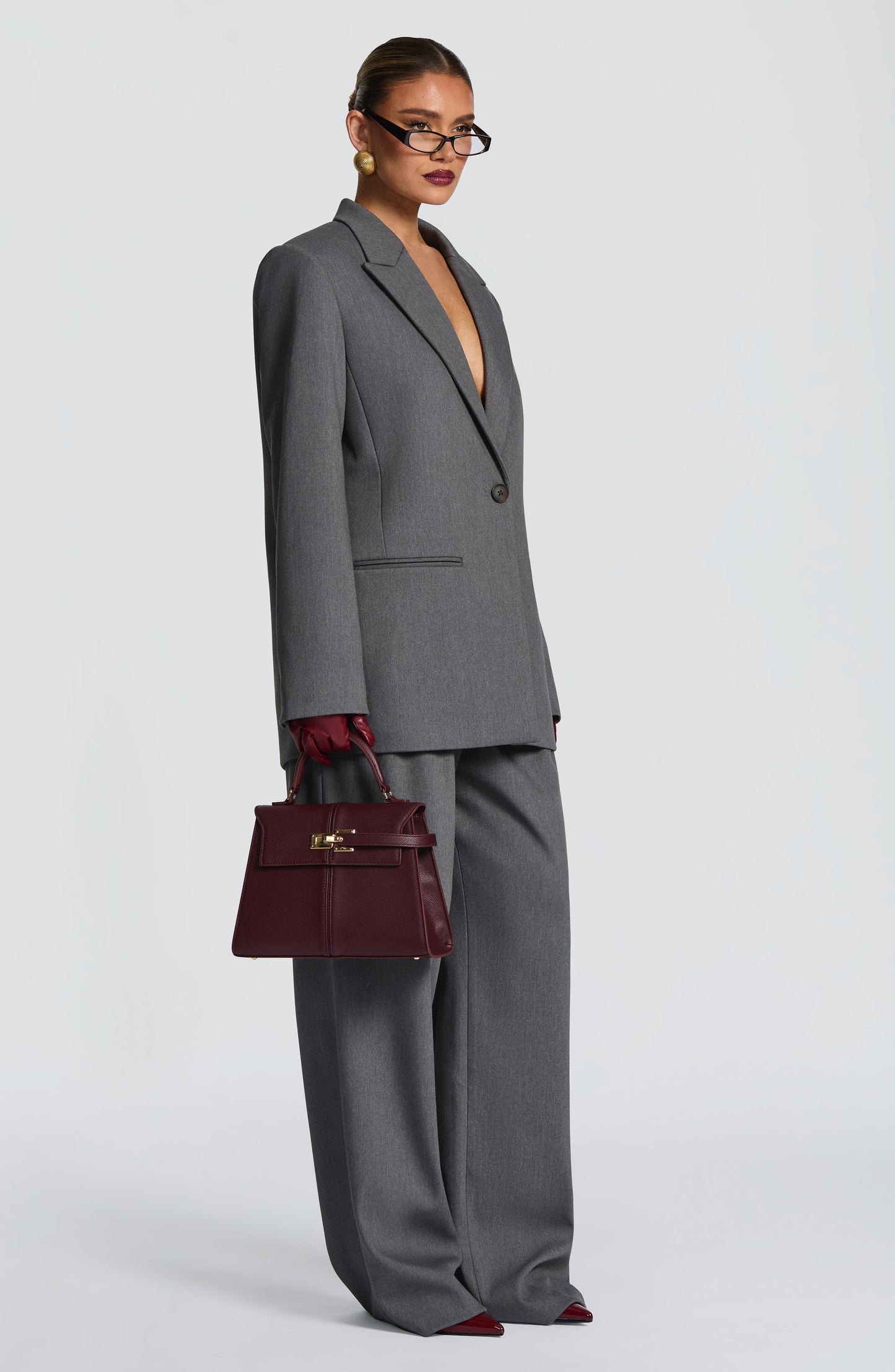 Reece Blazer - Grey Marl