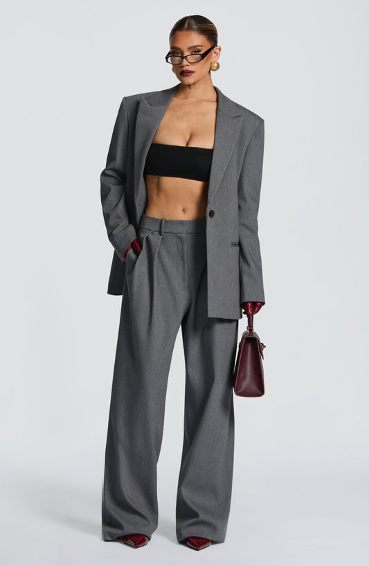 Reece Blazer - Grey Marl