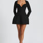 Regina Mini Dress - Black
