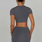 Rein Mini Skirt - Charcoal