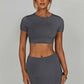 Rein Mini Skirt - Charcoal