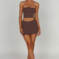 Rein Mini Skirt - Chocolate