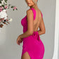 Ria Mini Dress - Hot Pink