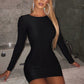 Rilee Mini Dress - Black Sparkle