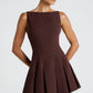 Rory Mini Dress - Plum Brown