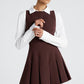 Rory Mini Dress - Plum Brown
