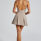 Rory Mini Dress - Taupe