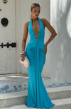 Rosetta Maxi Dress - Aqua