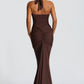 Rosetta Maxi Dress - Plum Brown