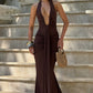 Rosetta Maxi Dress - Plum Brown